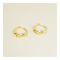 Free Video and Picture New Earrings for Girls S925 Sterling Silver Niche Design Mobius Beaded Pearl Earrings