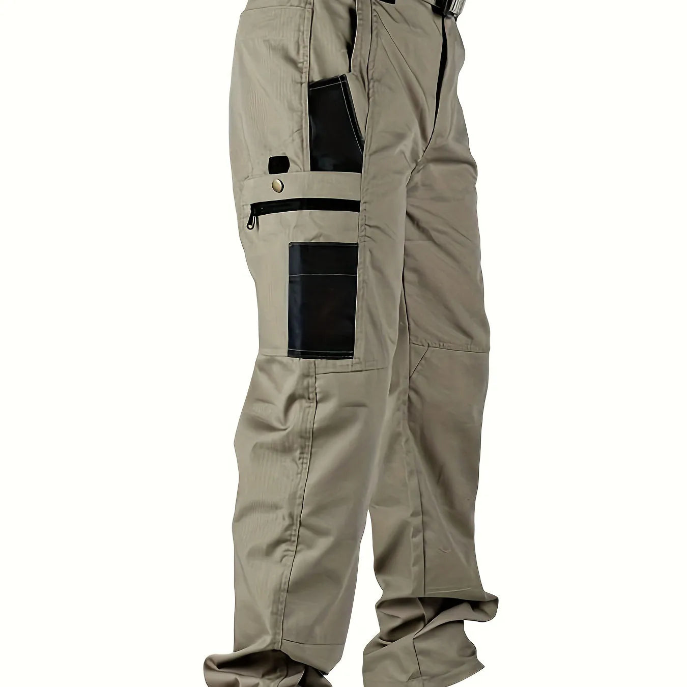 Wholesale  Custom LOGO Cargo Multiple Pockets Pants Nylon Track for Men's  Cargo Pants