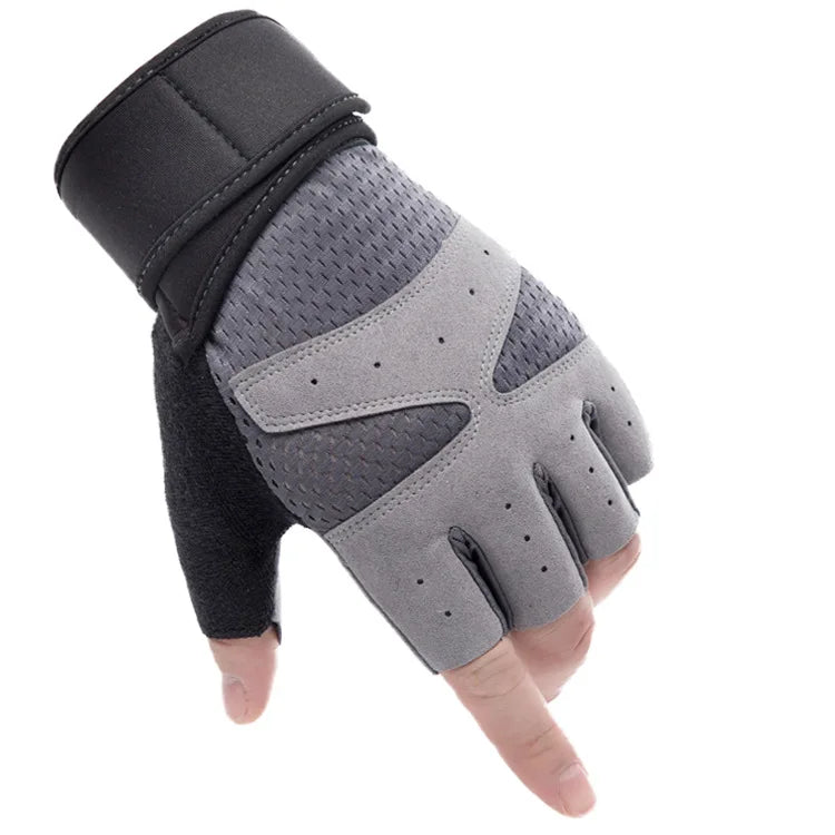 2026 Coexistence Half-Finger Rubber Gym Gloves Non-Slip Indoor Outdoor Weight Lifting for Men and Women Wholesale