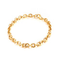 KALEN Fashion Stainless Steel Link Chain Simple Bracelet for Men Women