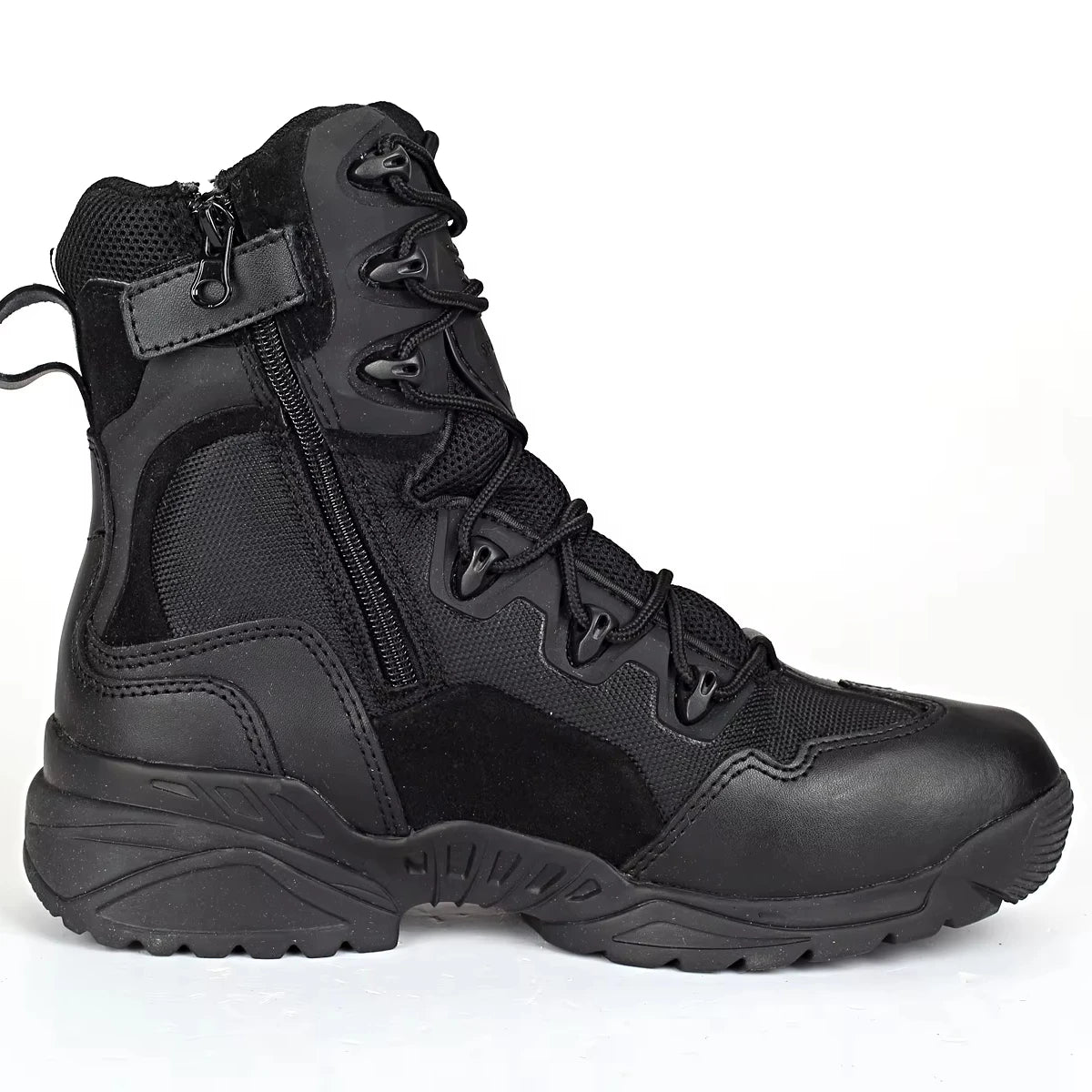 Tactical Boots Men Leather Hunting Trekking Camping Mountaineering Winter Work Shoes