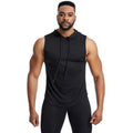 Summer Men Jogger Sportswear Fitness Stringer Workout Bodybuilding Tank Top Polyester Muscle Gym Hoodies