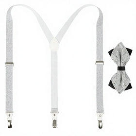Custom Brand OEM Service 2 Pcs Steel Buckle Suspenders Men Y-back Twill Formal Trouser Clips Adult Elastic 2.5cm