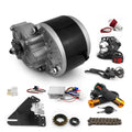 High Speed Diy Right Drive 24v 36v 250w Brush Motor 20" Ebike Conversion Kit
