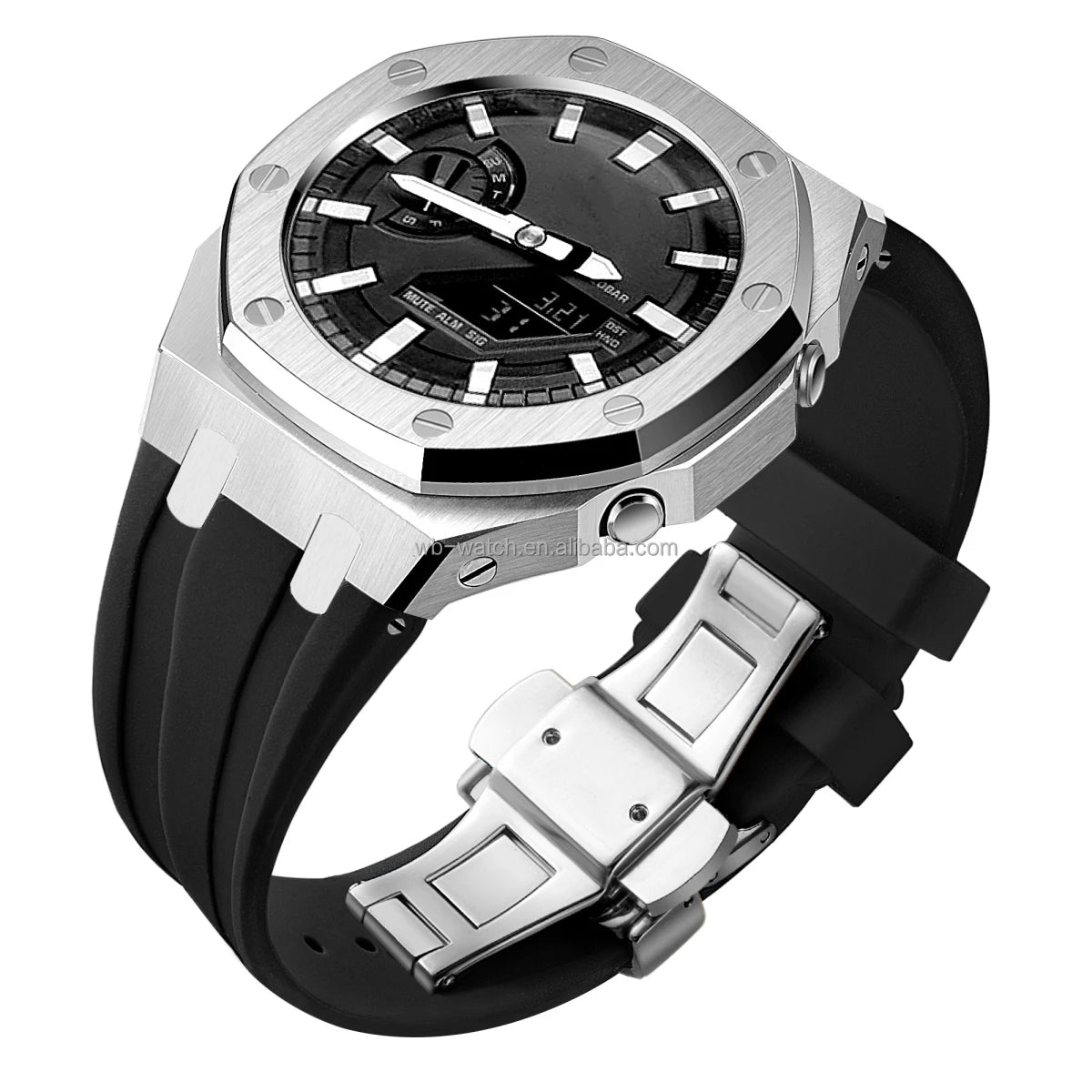 Drop Shipping Ga2100 Mod Kit 316L Stainless Steel Band Bezel With Round Screws Watch Case for Casiaok G Shocking Watch Parts
