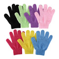 Bulk Stock Five Fingers Body Scrubber Nylon Bath Glove Custom Exfoliating Gloves Bath Shower Wash Towel