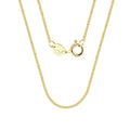 RINNTIN SC18 Fashion Silver Chain Real 925 Sterling Silver Chain 16/18/20/22/24 Inch Sterling Silver Chain Link Necklace