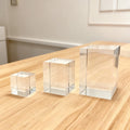 2026 Crystal Hot Sale Clear 3D Blank Eco-Friendly Animal Print Laser Engraved Custom Logo Love Theme Gift Box