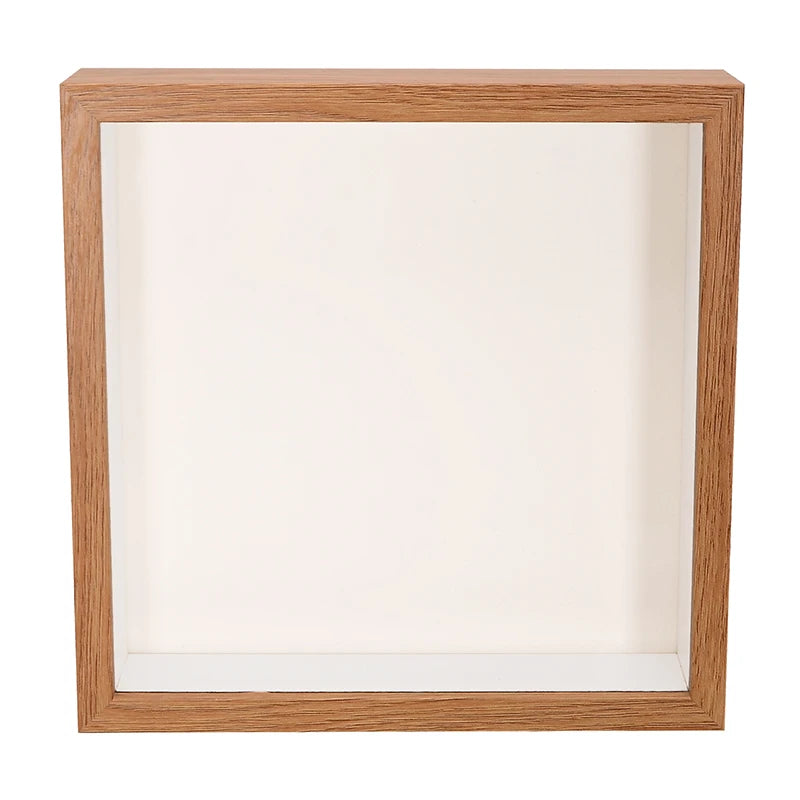 A3 SIZE  Wooden Art Shadow Box Photo Frame 3D Deep Clay Medal Display case Decoration Wall Picture Frame
