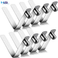 Hengsheng Button V Shape Metal Springs Clip Shape Metal Springs Clip Custom Stainless Steel Flat Clip for Pipes