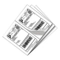Jinya 8.5\"x5.5\" Adhesive Sticker Labels Plastic Synthetic Paper Printing Packaging Labels