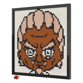Pixel Art Building Blocks 48X48 Dots Bricks 1x1 Wall Portraits DIY Home Decor Compatible with LOGO Toys and Gifts
