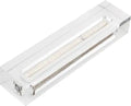 Clear Mezuzah Case in Acrylic-Lucite Design Waterproof Judiaca Gifts Modern Home Prosperity Decor (Frost 6 Inches)