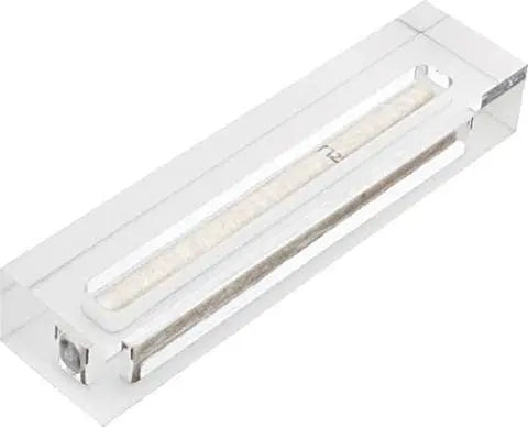 Clear Mezuzah Case in Acrylic-Lucite Design Waterproof Judiaca Gifts Modern Home Prosperity Decor (Frost 6 Inches)