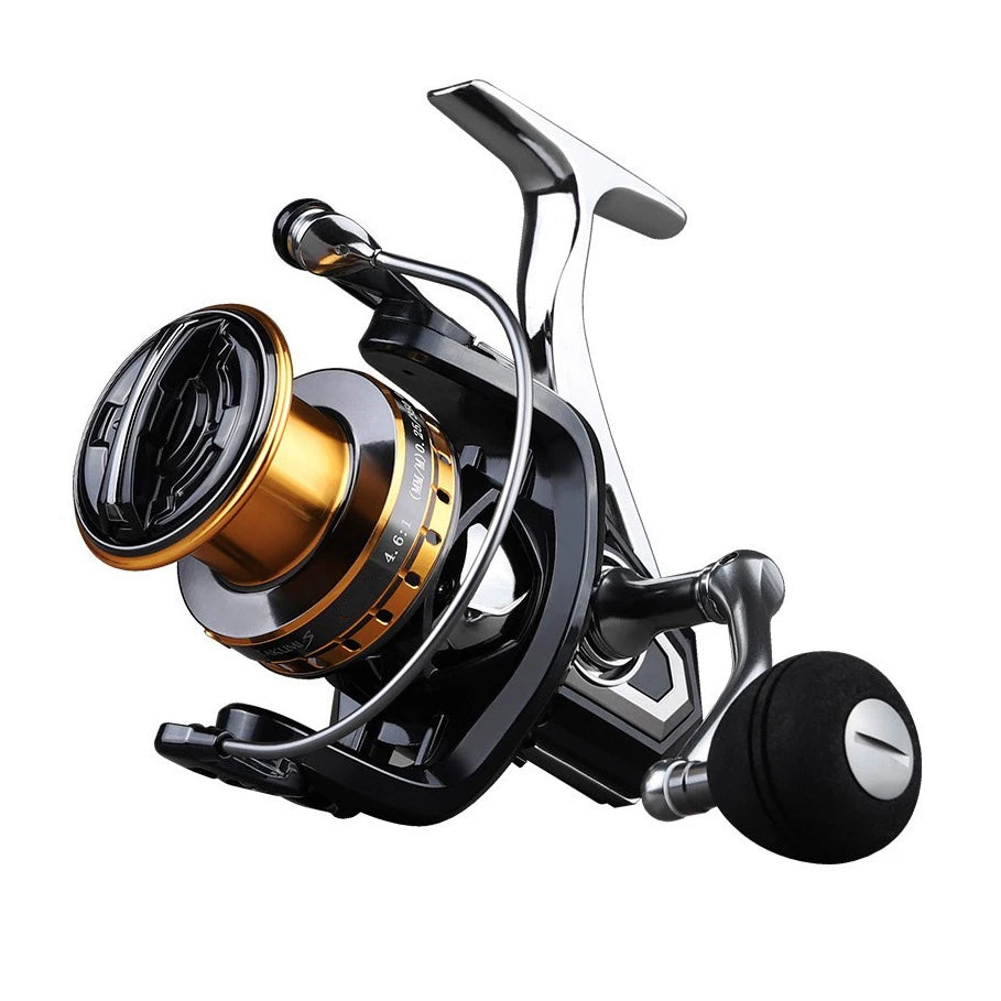 Spinning GL2800-12000 Full Metal Carp Reel 6BB 4.6:1 12KG Max Drag Saltwater Long Shot Distant Wheel Fishing Reel