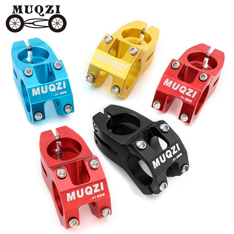 MUQZI CNC Aluminium Alloy Bike Short Handlebar Stem for Road Bike 31.8mm*45mm Handlebar