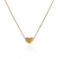 Hot Sale 18K Gold Plated Stainless Steel Tiny Heart Necklace Women Chain Heart Shape Pendant Gift Gold Silver Vintage Choker