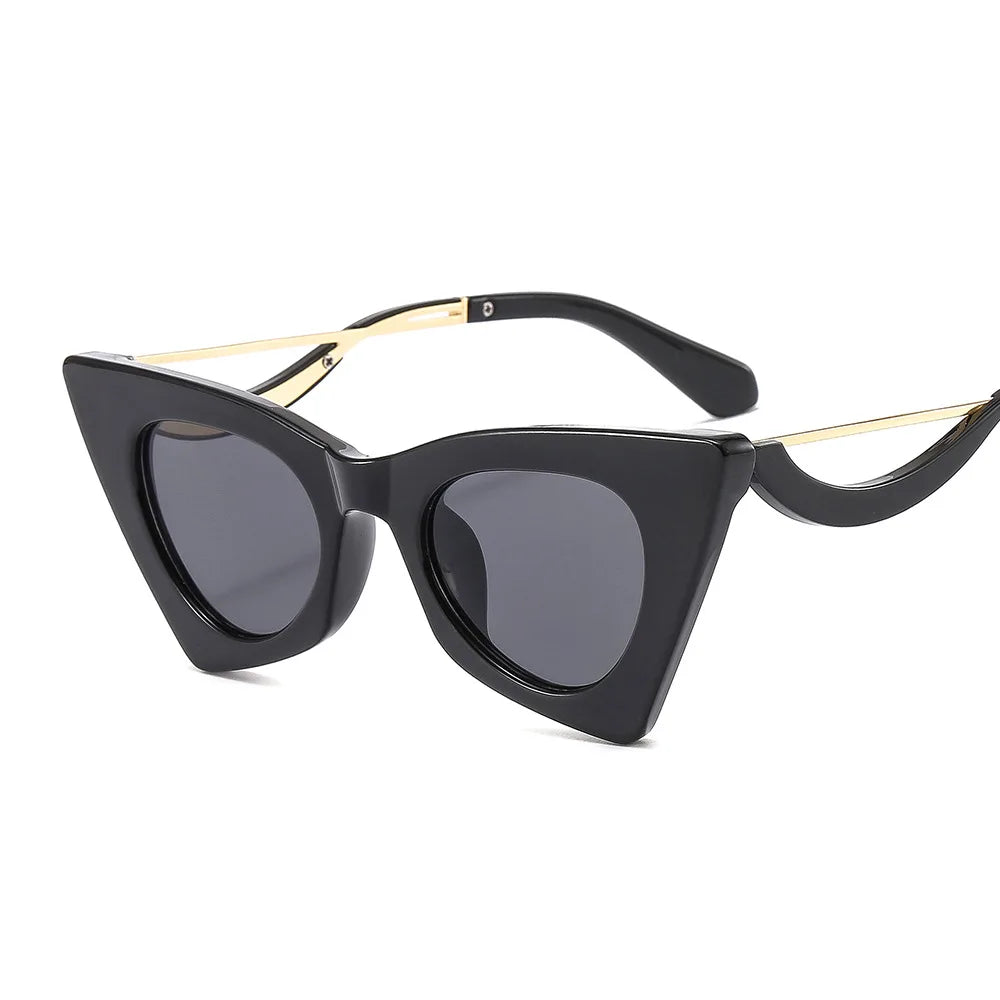 New Cat Eye Sunglasses Personality Fashion Women's Sunglasses