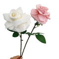 Hot Sale Single Stem Silk Roses Wedding Decorative Artificial Flower Rose for Bridal Bouquet