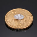 Luster Jewelry Wholesale Variety Inventory Colorless White VVS Synthetic Marquise Cut Moissanite for Ring Making