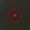 D12x45mm Single Round Circle Red DOE Focusable Locator 650nm 660nm Laser Module for Cutting/Positioning with Bracket & Adapter