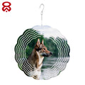 Warehouse Sublimation Blank Hanging  Aluminum Wind Spinner Metal Wind Chimes  Garden and Yard Decorations Ornaments