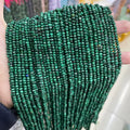 Wholesale 3*4mm Semi-precious Natural Garnet Faceted Abacus Shaped Loose Spacer Bead for Jewelry Making