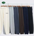 Y-X Wholesale 330gsm Custom Logo Sweatpants Baggy Blank Cotton French Terry Mens Sweatpants