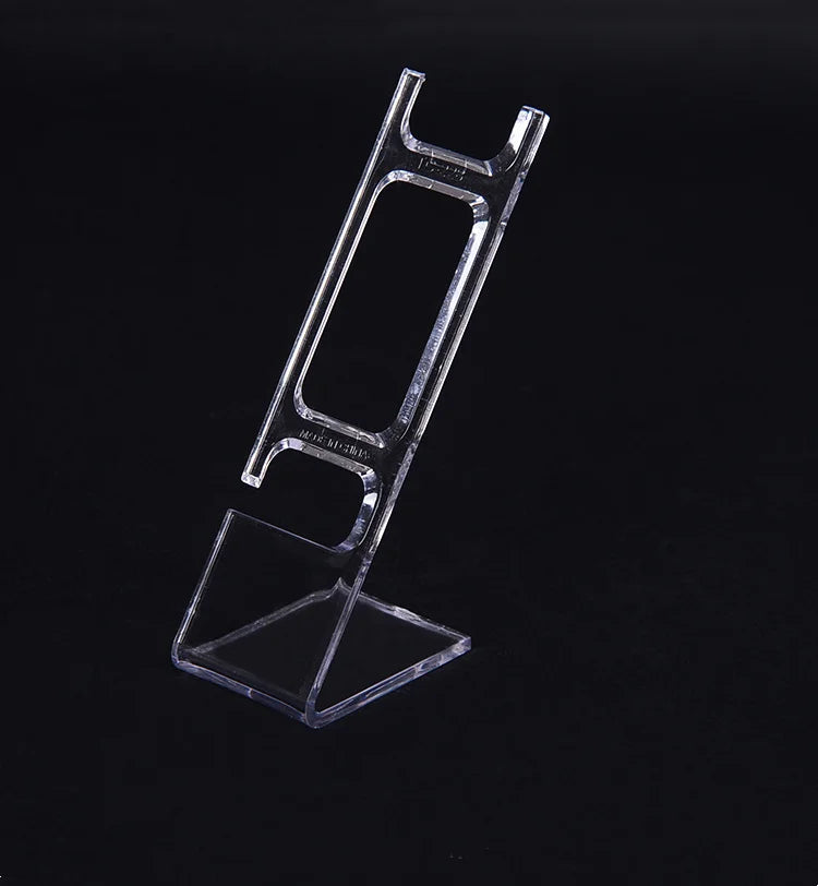 Modern Clear View Plastic Watch Store Exhibition Single Chain Bracelet Display Holder Bracket Organizer 10.5cm Height