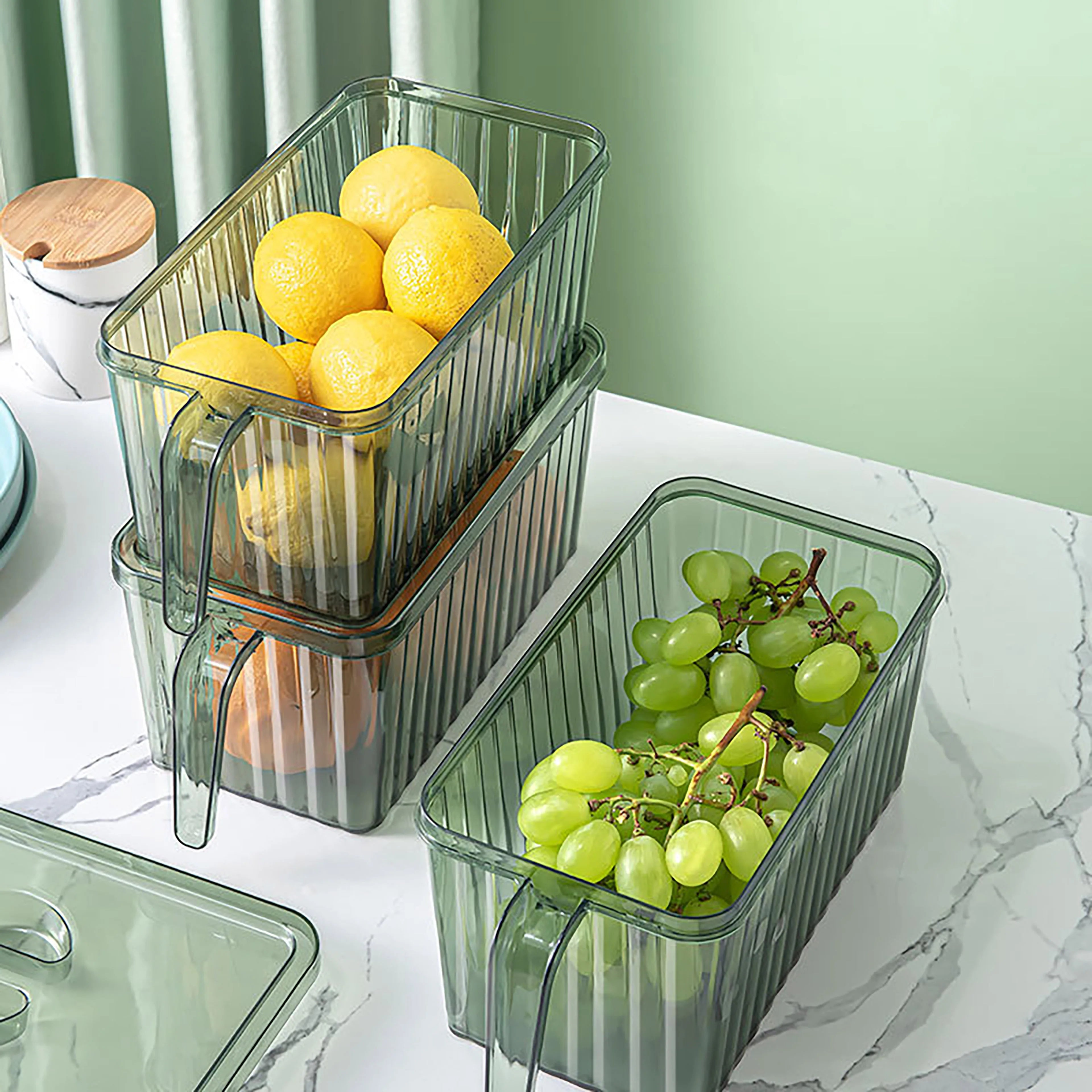 Hot Sale Refrigerator Food Storage Box Thickened Material Storage Boxes Plastic Storage Container Logo Multifunction 0-1KG