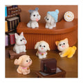 Custom Miniature Pet Dog Resin Crafts Statue Mini Dog Figurines Resin Puppy Toys Ornaments Decoration Accessories Garden Decor
