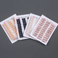 Half Hole Natural Pearl Button Loose Beads 5A Granules Round Pearl Wholesale Natural Freshwater Pearl