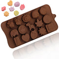 195 Factory Free Sample 15 Cavity love Chocolate Mold Silicone Jelly Pudding Handmade Soap Mold Ice Lattice Silicone  Mold Resin