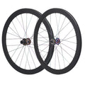 RUJIXU 700C Aluminum Alloy Road Wheelset 46C Model 46mm Height Disc Brake Stainless Steel Black Finish Bike Wheels 32H Spokes