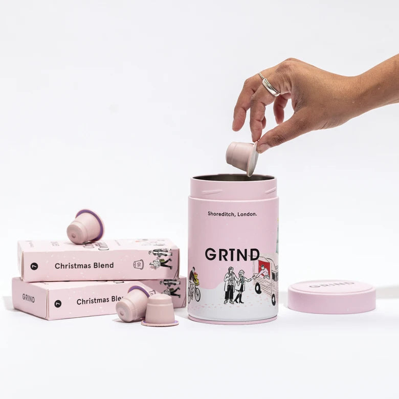 Wholesale Food Grade Custom Loose Tea Mushroom Collagen Powder Packaging Airtight sealed Empty Round Coffee Bean Tin Cans