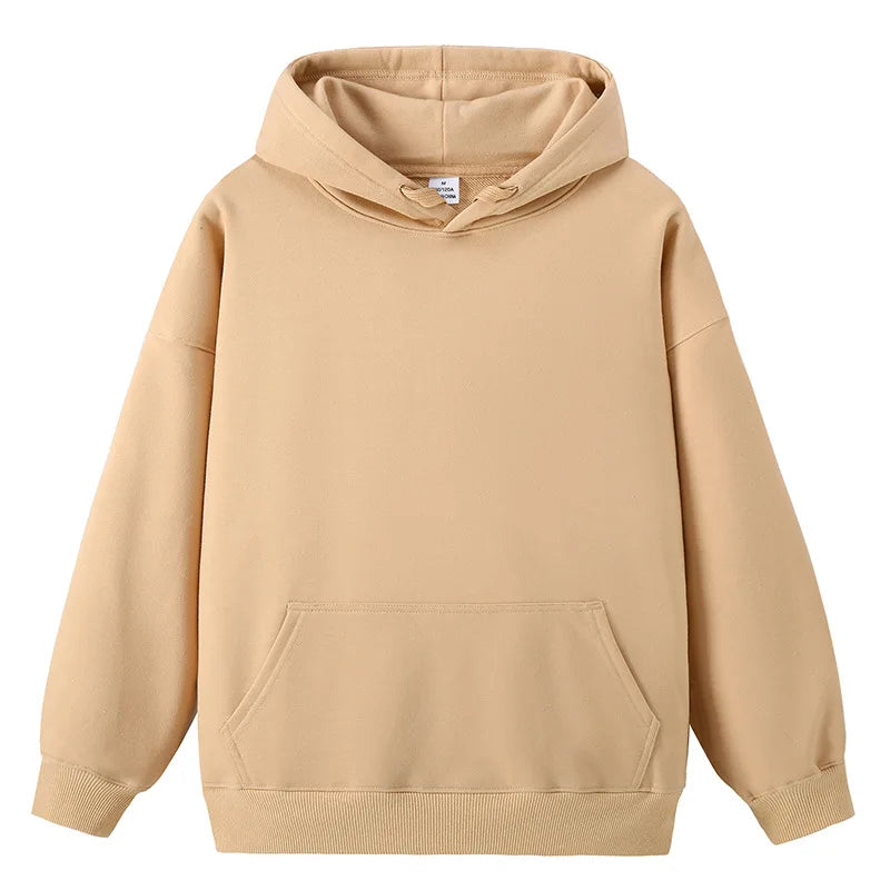 Custom Designed 100% Cotton Pullover Hoodie Heavy Duty Oversized Fashion Casual Trend Unisex Style Print Trendy Unisex Cotton