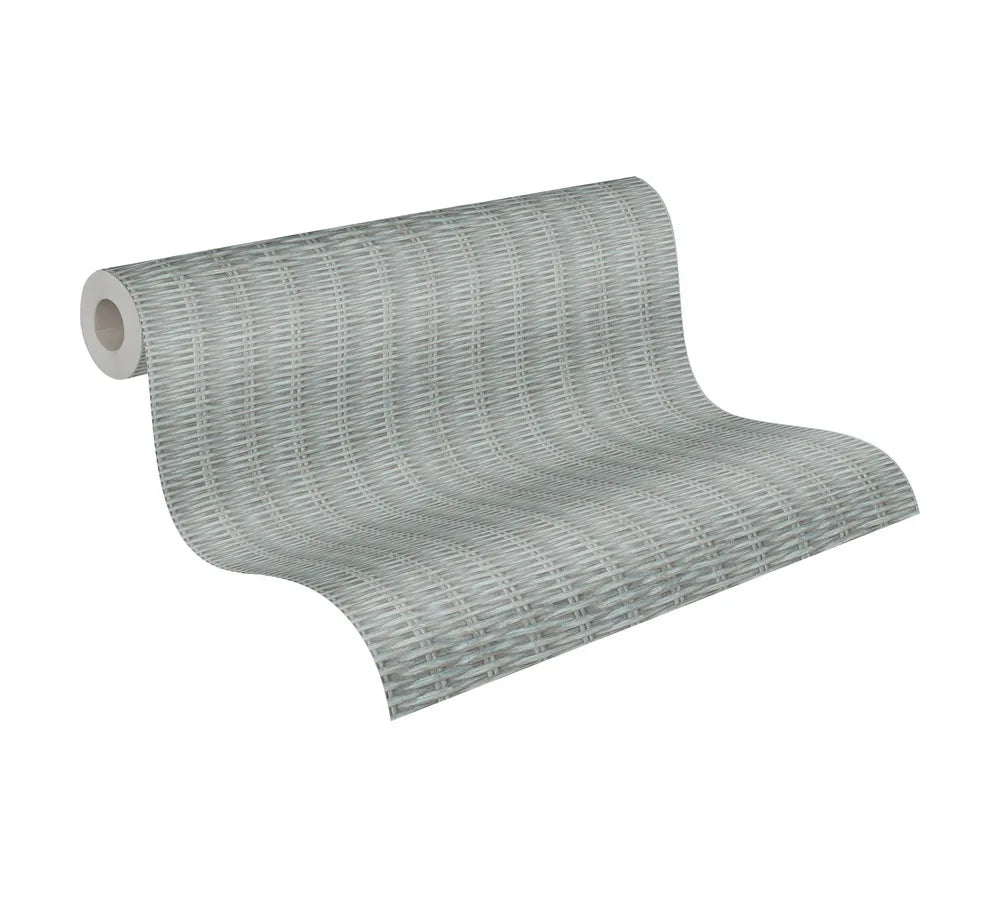 Top Sale Made in Germany Luxury New Design Modern Style Blue Color Mould-Proof Wallpaper Rolls for Bedroom
