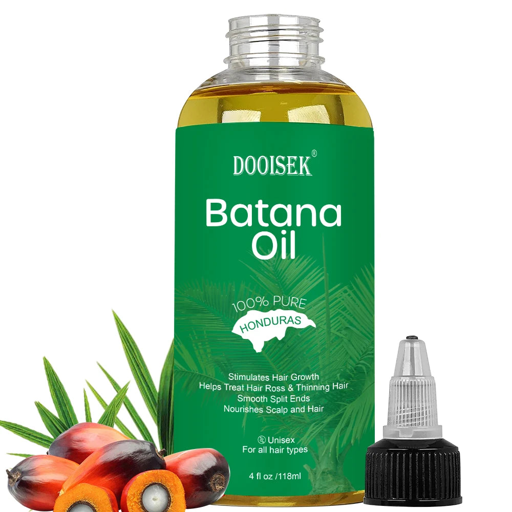 New Arrival Batana Oil Fast Hair Growth Anti Loss Treatment Honeysuckle Essential Oil Raw Batana Oil for Hair Regrowth