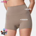 Janya Wholesale Women's XS Size Gym Fitness Shorts Summer Workout Wear Brushed Hot Shorts No Front Seams High Waist Yoga Shorts