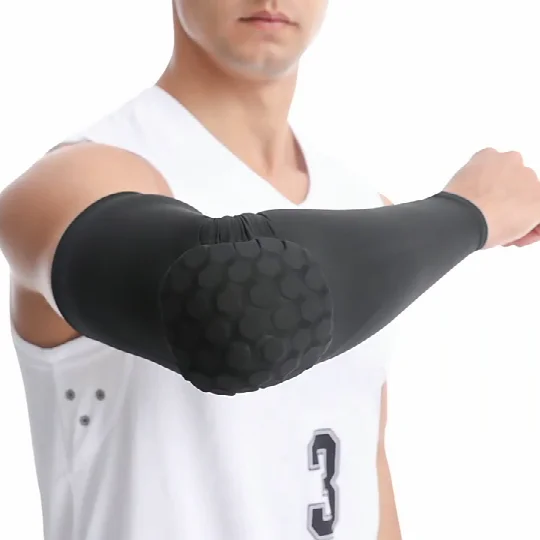 Anti Collision Breathable Basketball Baseball Football Honeycomb Guard Long Elbow Pads