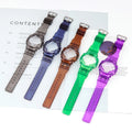 Silicone Wrist Watch Bands Strap for Casio GMA-S110 120 130 Series Replacement Case Transparent Watch Strap