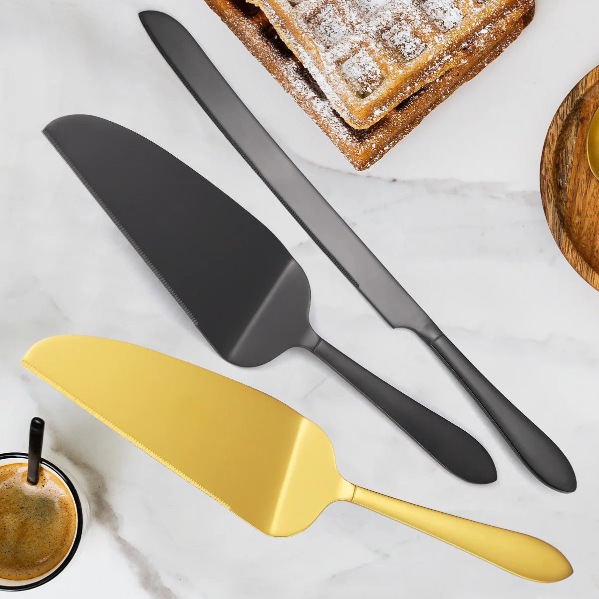 New Design Baking Tools Stainless Steel Cake Spatula Pizza Cut Cheese Grease Knife Suitable for Birthday Party