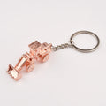 New Design Custom Enamel Metal Hoisting Machine Key Chain Excavator Shape Promotional Truck Crane Car Keychain