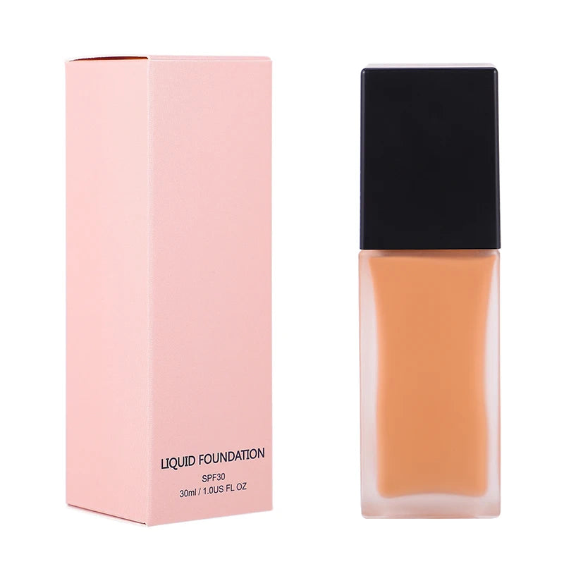 Wholesale Liquid Foundation Custom Full Coverage Foundation Private Label Liquid Makeup Matte Foundation for Black Skin