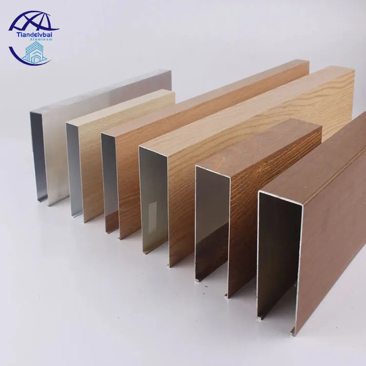 China Building Materials Linear Pipe U Shaped Aluminum Baffle Ceiling Aluminium Linear Ceiling
