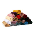Wholesale  Arabian Muslim Crumpled Style Shawl Solid Color Cotton Pleated Wrinkle Cotton Scarf Crinkle Cotton Hijab