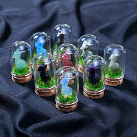 New Arrivals Landscape Bottle Healing Stone Aventurine Obsidian Crystal Alpaca Carving