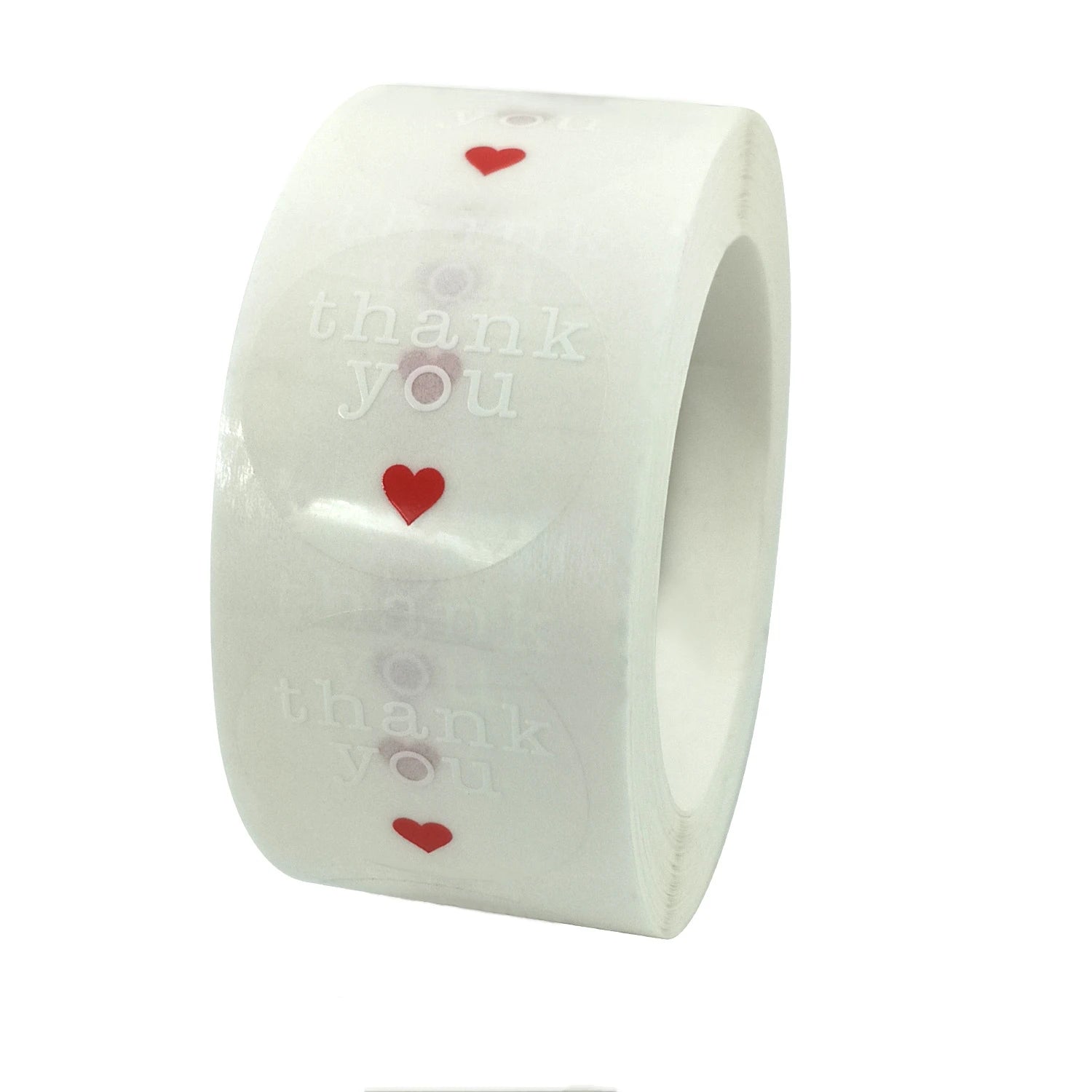 Hot Sale Transparent Thank You Stickers Roll
