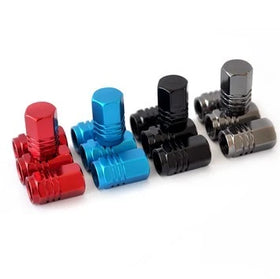 Colorful Aluminum Tire Valve Caps High Quality Tire Valve Stem Caps for Cars and Trucks