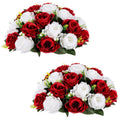 Wholesale Rose Silk Artificial Flower Balls Arrangement Bouquet Wedding Centerpieces for Tables Weddings Decor MegaBDM